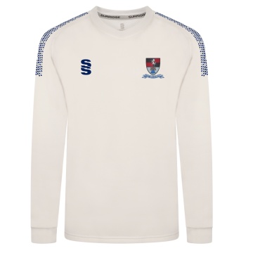 HOLCOMBE & BLUE BELL HILL CC BLAST LONG SLEEVE WOMEN'S SWEATER - Ivory