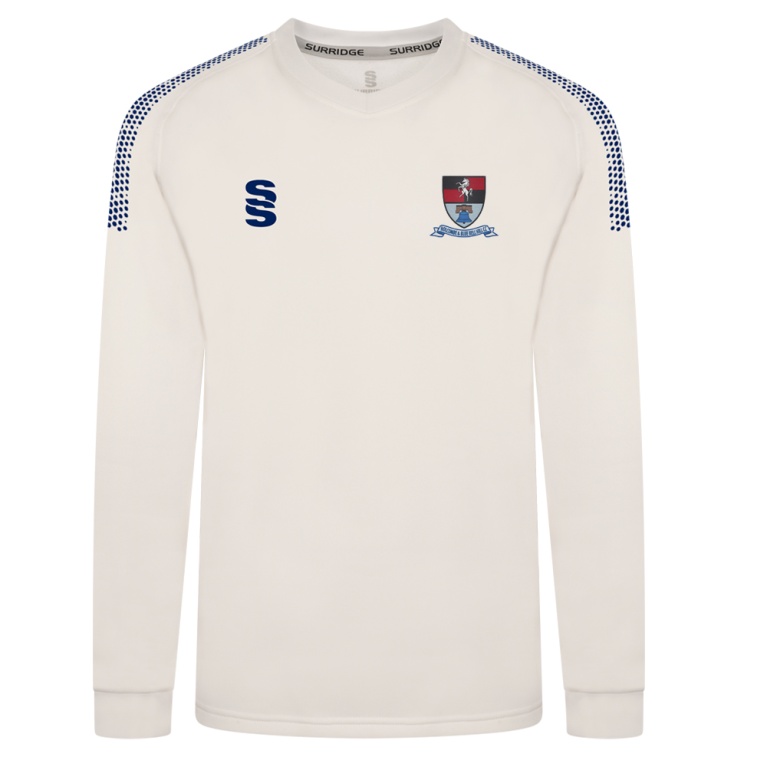 HOLCOMBE & BLUE BELL HILL CC BLAST LONG SLEEVE WOMEN'S SWEATER - Ivory